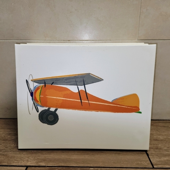 Stupell Industries Triple Colorful Airplanes Drawing, 14" x 1.5" X 11" - Picture 6 of 14